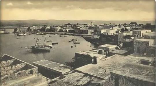 ميناء صور سنة 1918 